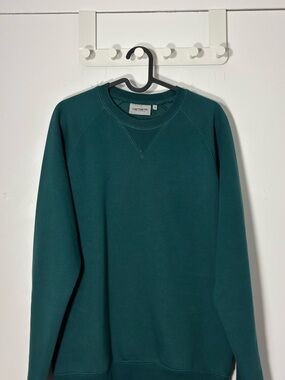 Carhartt Men's Dark Green Crewneck Sweater